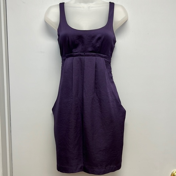 NWT BCBGeneration Plum Tank Tulip Dress - Picture 1 of 7